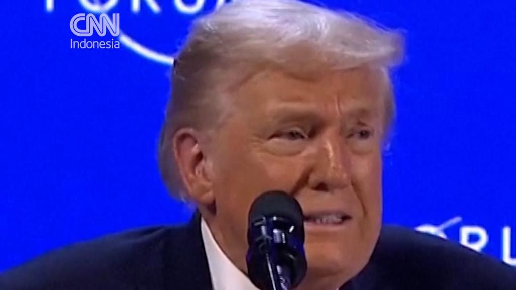 Momen Trump Salah Sebut Greenland Jadi Iceland saat Pidato di Davos