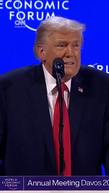 Momen Trump Salah Sebut Greenland Jadi Iceland saat Pidato di Davos