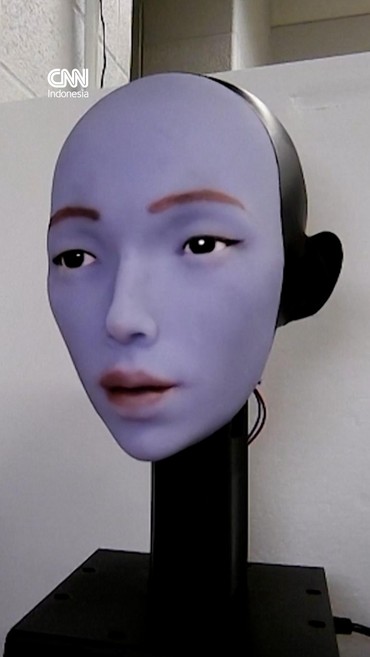 Mengintip Robot AI Berbentuk Wajah yang Dapat Bernyanyi dan Berbicara