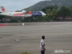 Detik-detik Wings Air Gagal Mendarat di Ende
