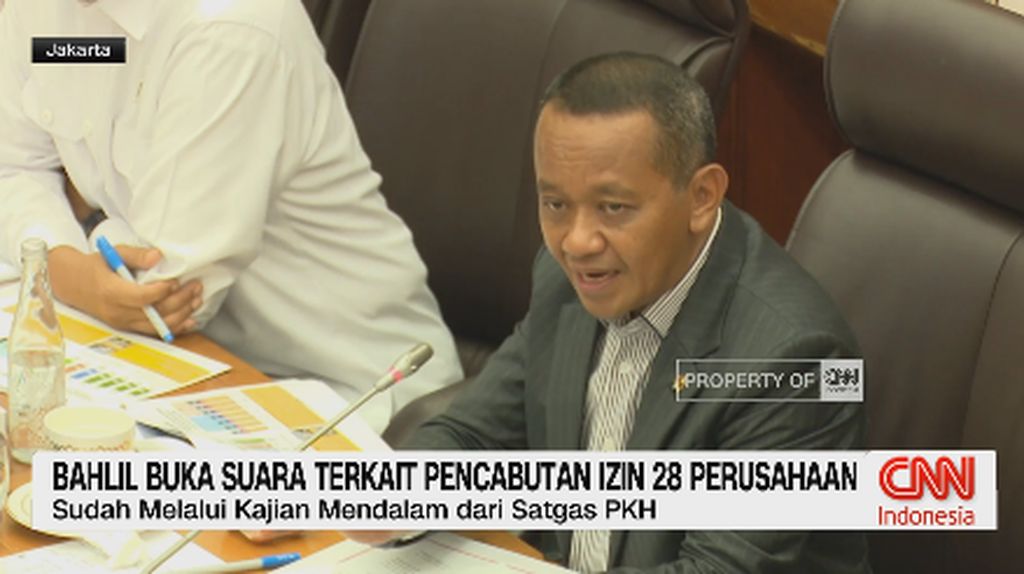 VIDEO: Bahlil Buka Suara Terkait Pencabutan Izin 28 Perusahaan