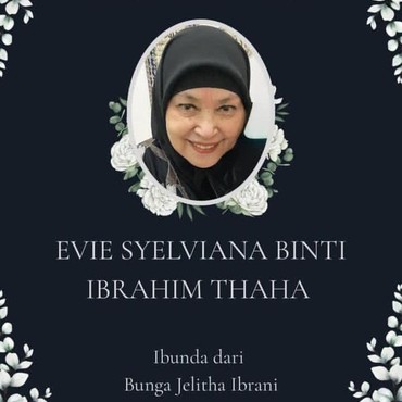 Kabar Duka, Ibunda Bunga Jelitha Meninggal Dunia