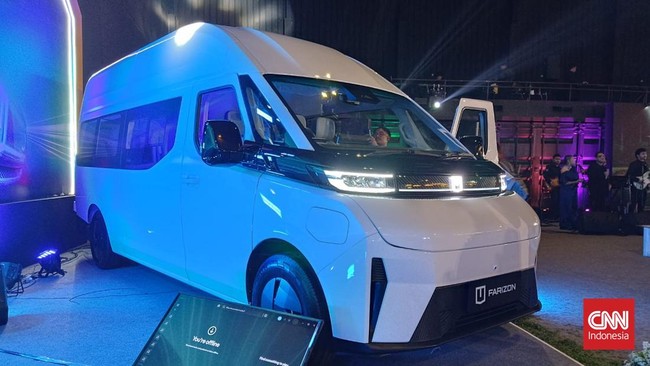 Merek kendaraan niaga EV Farizon Auto resmi masuk pasar otomotif Indonesia melalui produk perdana Farizon SV. Mobil ini dibanderol Rp698 juta.