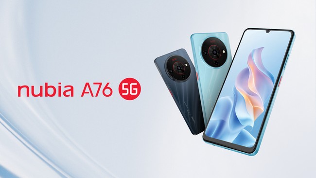 Nubia merilis dua ponsel entry-level terbaru nubia V80 Max dan A76 5G yang dibanderol dengan harga Rp1 jutaan.