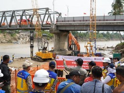 Pembangunan Jembatan di Krueng Tingkeum Aceh Ditargetkan Rampung Juli