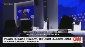 VIDEO: Pidato Perdana Prabowo di Forum Ekonomi Dunia