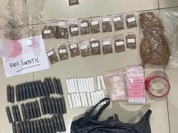 Polda Metro Bongkar Pabrik Tembakau Sintetis Rp 5 M di Jakbar