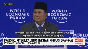 VIDEO: Prabowo: RI Terbuka Untuk Investasi, Regulasi Dipangkas