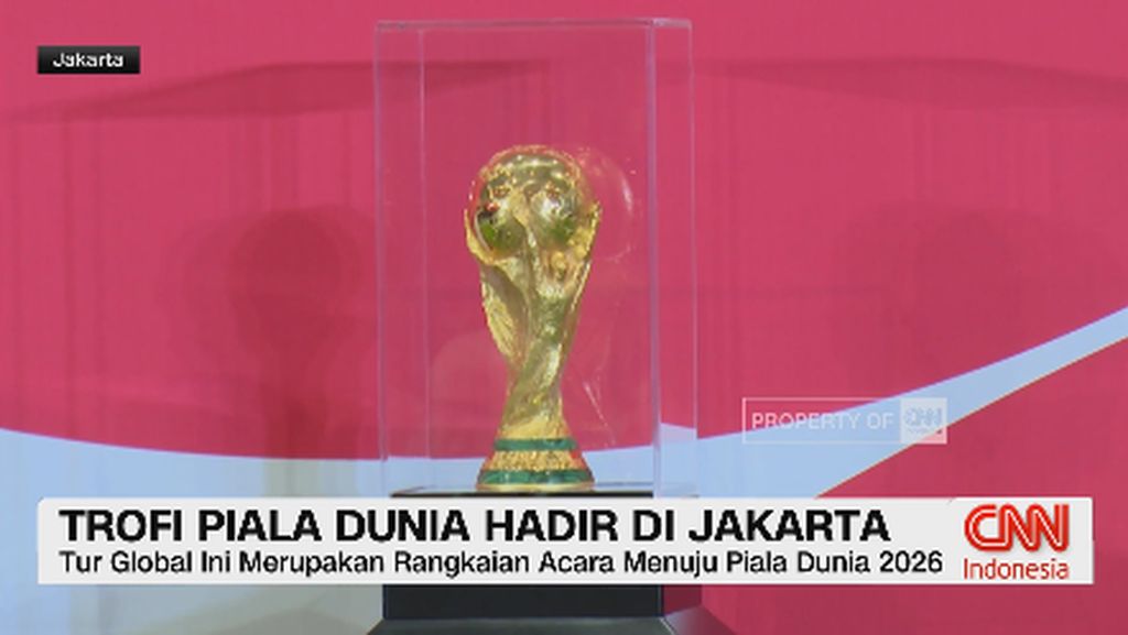 VIDEO: Trofi Piala Dunia Hadir di Jakarta