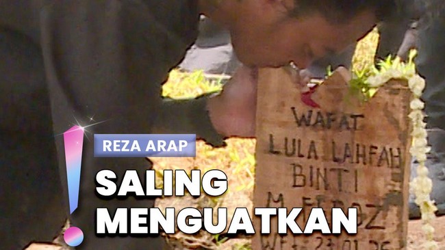 Video: Momen Reza Arap di Pusara-Akrab dengan Orangtua Lula Lahfah