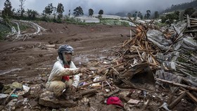 BNPB Catat Korban Meninggal Longsor Cisarua 9 Orang