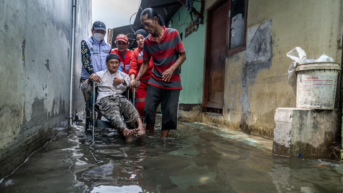 9 RT di Jakarta Masih Terendam Banjir Hingga Sore Ini