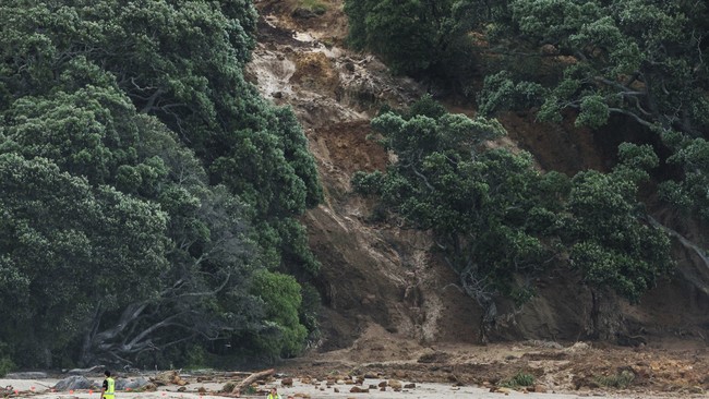 Pencarian enam orang yang hilang akibat longsor di Selandia Baru, pada Sabtu (24/1), terhambat akibat kondisi medan.