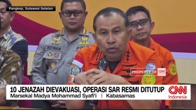 VIDEO: 10 Jenazah Dievakuasi, Operasi SAR Resmi Ditutup
