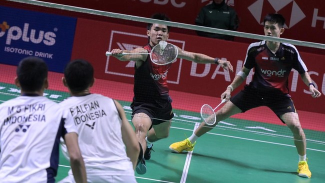 Raymond Indra/Nikolaus Joaquin membawa-bawa istilah Gen Z atau Generasi Z setelah lolos ke semifinal Indonesia Masters 2026 dengan menyingkirkan Fajar/Fikri.