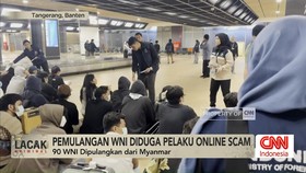 VIDEO: Pemulangan WNI Diduga Pelaku Online Scam