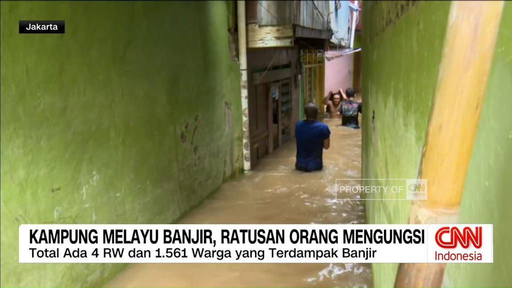 VIDEO: Banjir Kebon Pala Kampung Melayu, 1.500 Warga Terdampak