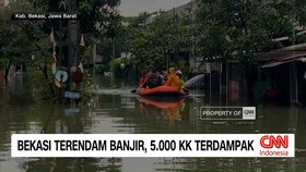 VIDEO: Bekasi Terendam Banjir, Lebih dari 5.000 KK Terdampak