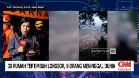 VIDEO: 30 Rumah Tertimbun Longsor, 9 Orang Meninggal Dunia