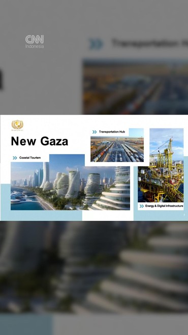 Gambaran Ambisi Mantu Trump soal Pembangunan Gaza Pasca Perang
