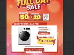 Mesin Cuci Front Load Banting Harga di Transmart Full Day Sale