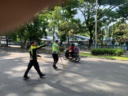 Driver Ojol Tewas Tabrakan dengan Bus di Jalan Urip Sumoharjo Makassar