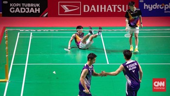 FOTO: Momen Raymond/Joaquin Gagal Juara Final Indonesia Masters 2026