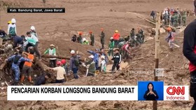 VIDEO: Pencarian Korban Longsor Bandung Barat Masih Berlangsung