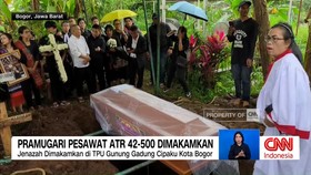 VIDEO: Pramugari Pesawat ATR 42-500 Dimakamkan