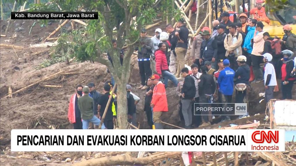 VIDEO: Pencarian dan Evakuasi Korban Longsor di Cisarua