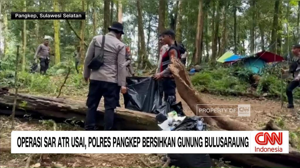 VIDEO: Operasi SAR ATR Usai, Gunung Bulusaraung Dibersihkan