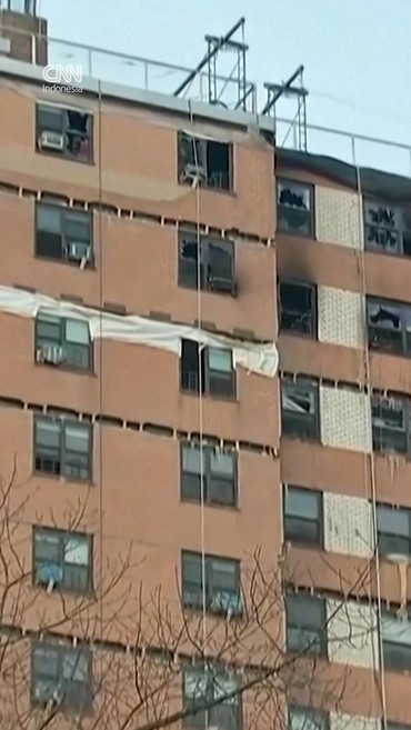 Ledakan Picu Kebakaran di Apartemen New York, 1 Orang Tewas