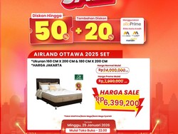 Transmart Full Day Sale! Beli Tempat Tidur Dapat Diskon Jumbo