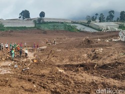 Longsor di Kaki Gunung Burangrang Capai 26 Hektare