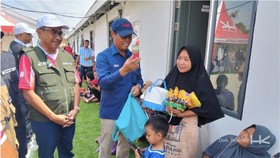 Hutama Karya dan Danantara Dukung Kebutuhan Warga Huntara Aceh Tamiang