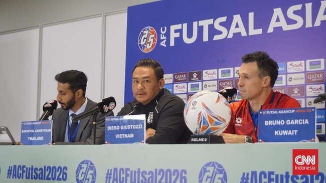 Pelatih Timnas Futsal Thailand, Rakphol Sainetngam menyebut Indonesia sebagai rumah keduanya jelang berlangsungnya AFC Futsal 2026.