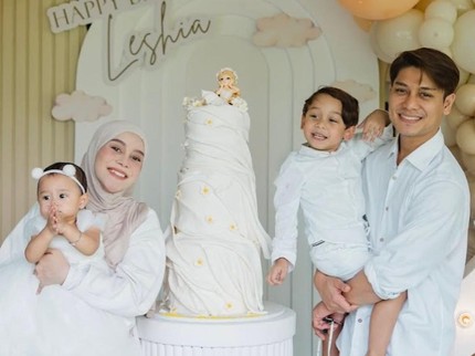 Leshia Anak Lesti Kejora & Rizky Billar Ultah Pertama, Intip 5 Potret Perayaannya