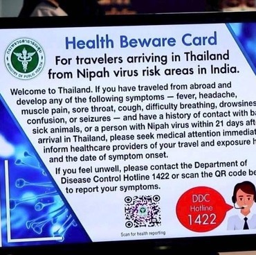 Heboh soal Virus Nipah, Thailand Ungkap Dampak ke Pariwisata