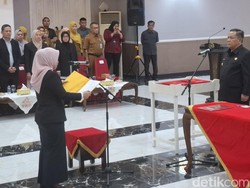 SF Hariyanto Lantik 14 Kadis-Kaban, Ada Kepala Bapenda-Kadis Pariwisata Riau