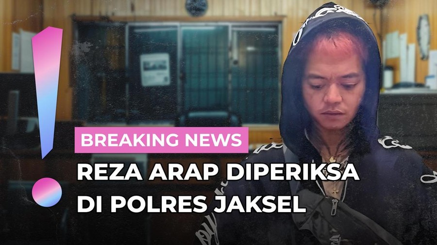 Live Streaming&colon; Reza Arap Diperiksa di Polres Jaksel