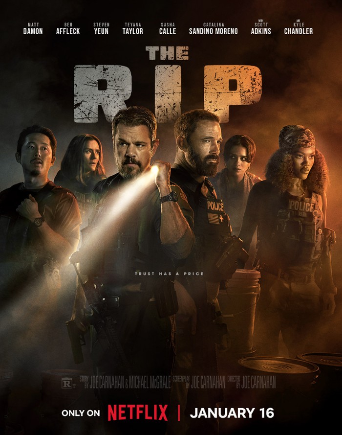 The Rip (2026) film thriller kriminal tentang polisi yang menemukan uang jutaan dolar dan terjebak dalam pengkhianatan, keserakahan, dan ancaman maut.