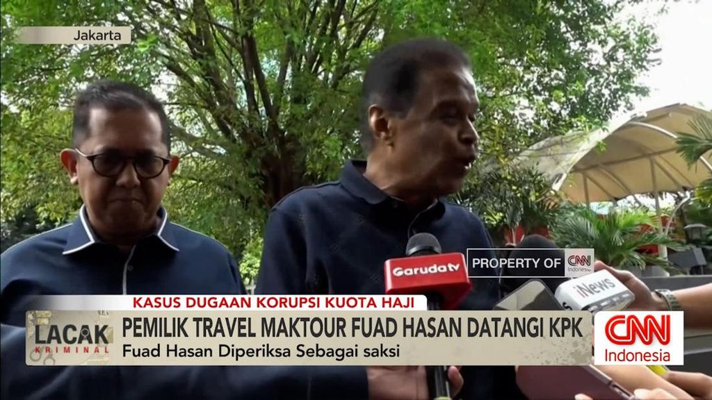 VIDEO: Pemilik Travel Maktour Fuad Hasan Datangi KPK