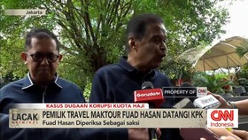 VIDEO: Pemilik Travel Maktour Fuad Hasan Datangi KPK