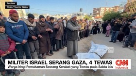 VIDEO: Militer Israel Serang Gaza, 4 Tewas