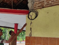 Dampak Gempa 5,6 M di Trenggalek Bertambah, Tembok SD Retak-Rawan Roboh