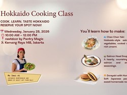 Belajar Masakan dengan Cita Rasa Autentik Hokkaido Eksklusif dari Ahlinya