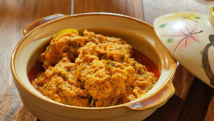 Ilustrasi rendang ayam