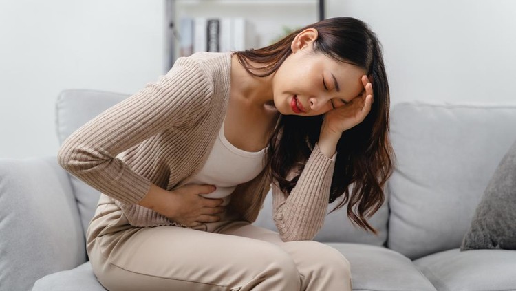 Ilustrasi sakit perut