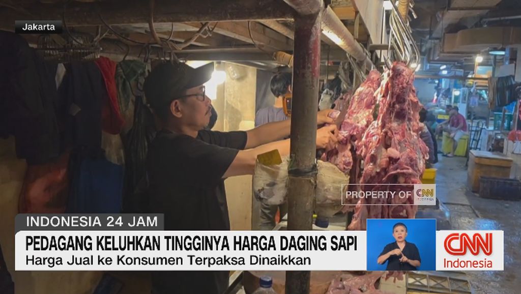 VIDEO: Pedagang Keluhkan Tingginya Harga Daging Sapi