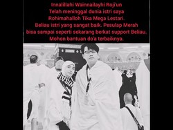 Tika Mega Lestari, Istri Pesulap Merah Meninggal Dunia